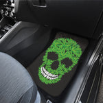 Cannabis Skull Print Front Car Floor Mats