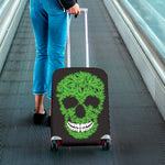 Cannabis Skull Print Luggage Cover