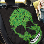 Cannabis Skull Print Pet Car Back Seat Cover
