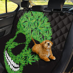 Cannabis Skull Print Pet Car Back Seat Cover