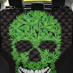 Cannabis Skull Print Pet Car Back Seat Cover