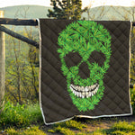 Cannabis Skull Print Quilt