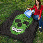 Cannabis Skull Print Quilt