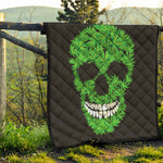 Cannabis Skull Print Quilt