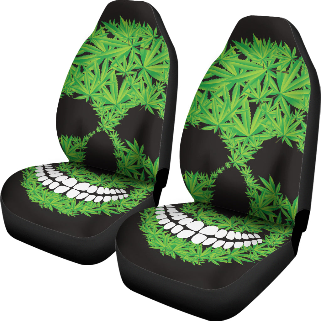 Cannabis Skull Print Universal Fit Car Seat Covers