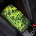 Cannabis Print Car Center Console Cover