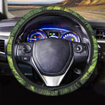 Cannabis Texture Print Car Steering Wheel Cover