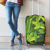 Cannabis Texture Print Luggage Cover