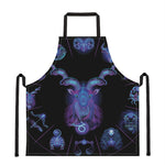 Capricorn And Astrological Signs Print Apron