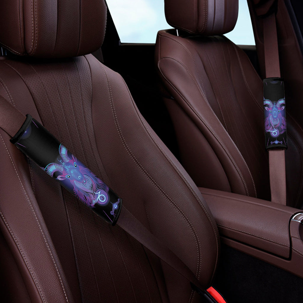Capricorn And Astrological Signs Print Car Seat Belt Covers
