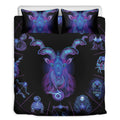 Capricorn And Astrological Signs Print Duvet Cover Bedding Set