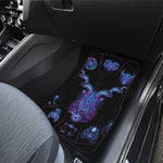 Capricorn And Astrological Signs Print Front and Back Car Floor Mats