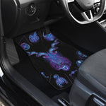 Capricorn And Astrological Signs Print Front Car Floor Mats