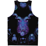 Capricorn And Astrological Signs Print Men's Tank Top