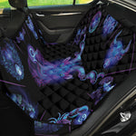 Capricorn And Astrological Signs Print Pet Car Back Seat Cover