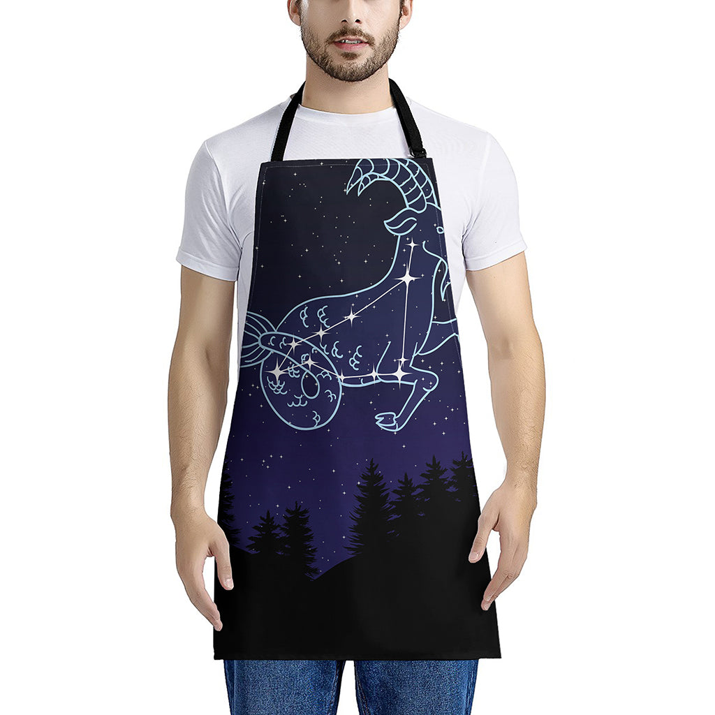 Capricorn Constellation Print Apron