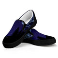 Capricorn Constellation Print Black Slip On Sneakers