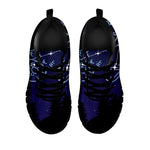 Capricorn Constellation Print Black Sneakers