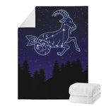 Capricorn Constellation Print Blanket