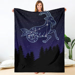 Capricorn Constellation Print Blanket