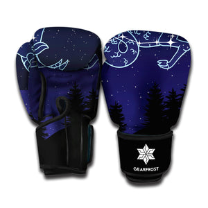 Capricorn Constellation Print Boxing Gloves