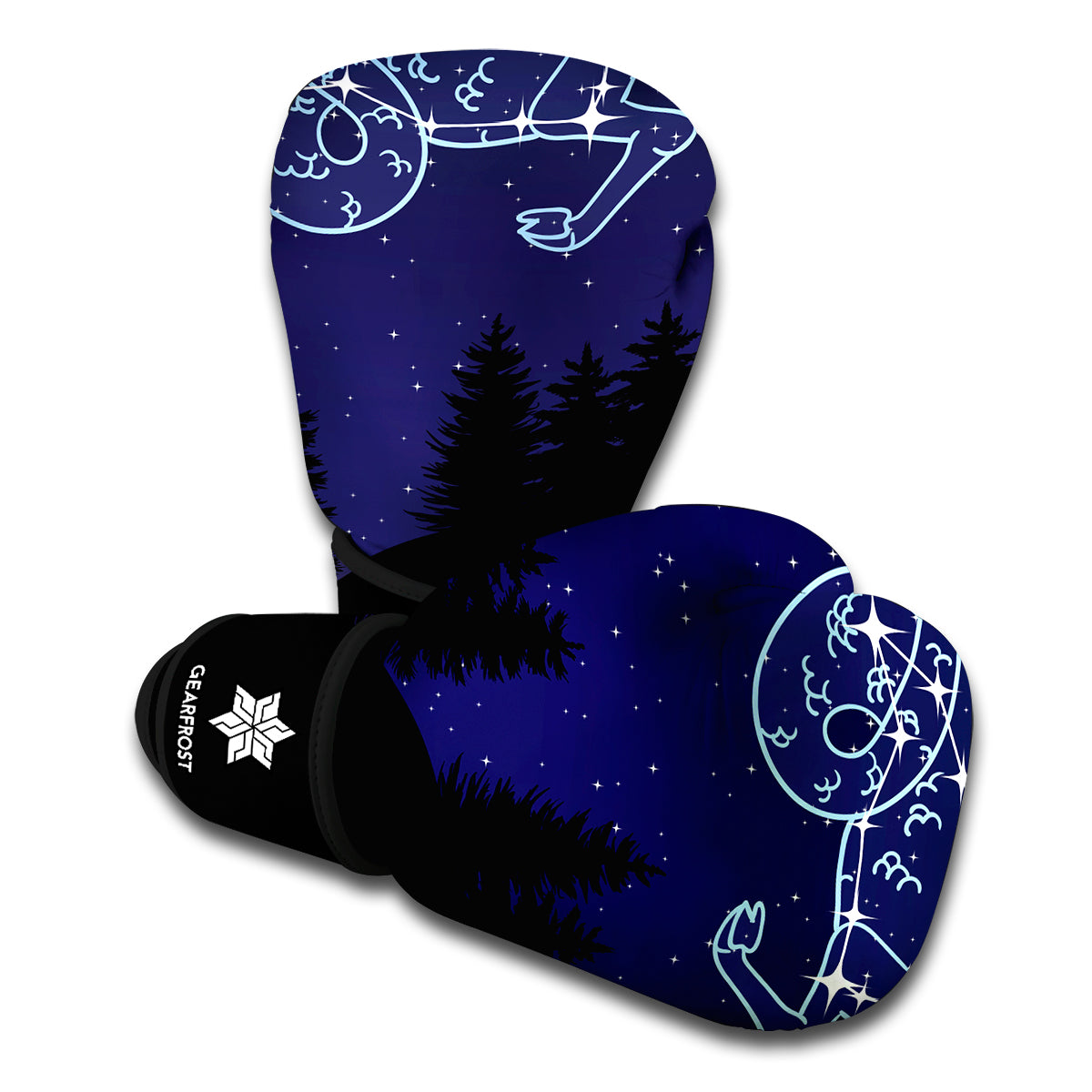 Capricorn Constellation Print Boxing Gloves