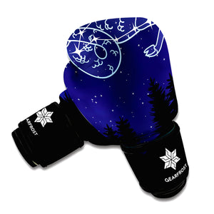 Capricorn Constellation Print Boxing Gloves