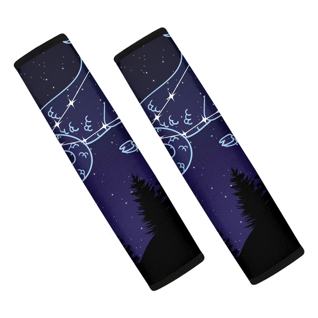 Capricorn Constellation Print Car Seat Belt Covers