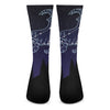 Capricorn Constellation Print Crew Socks