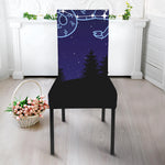 Capricorn Constellation Print Dining Chair Slipcover