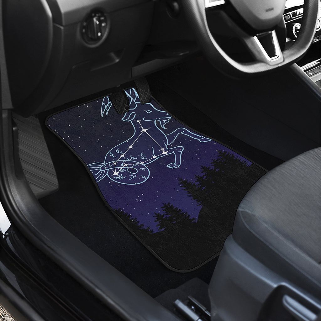 Capricorn Constellation Print Front and Back Car Floor Mats