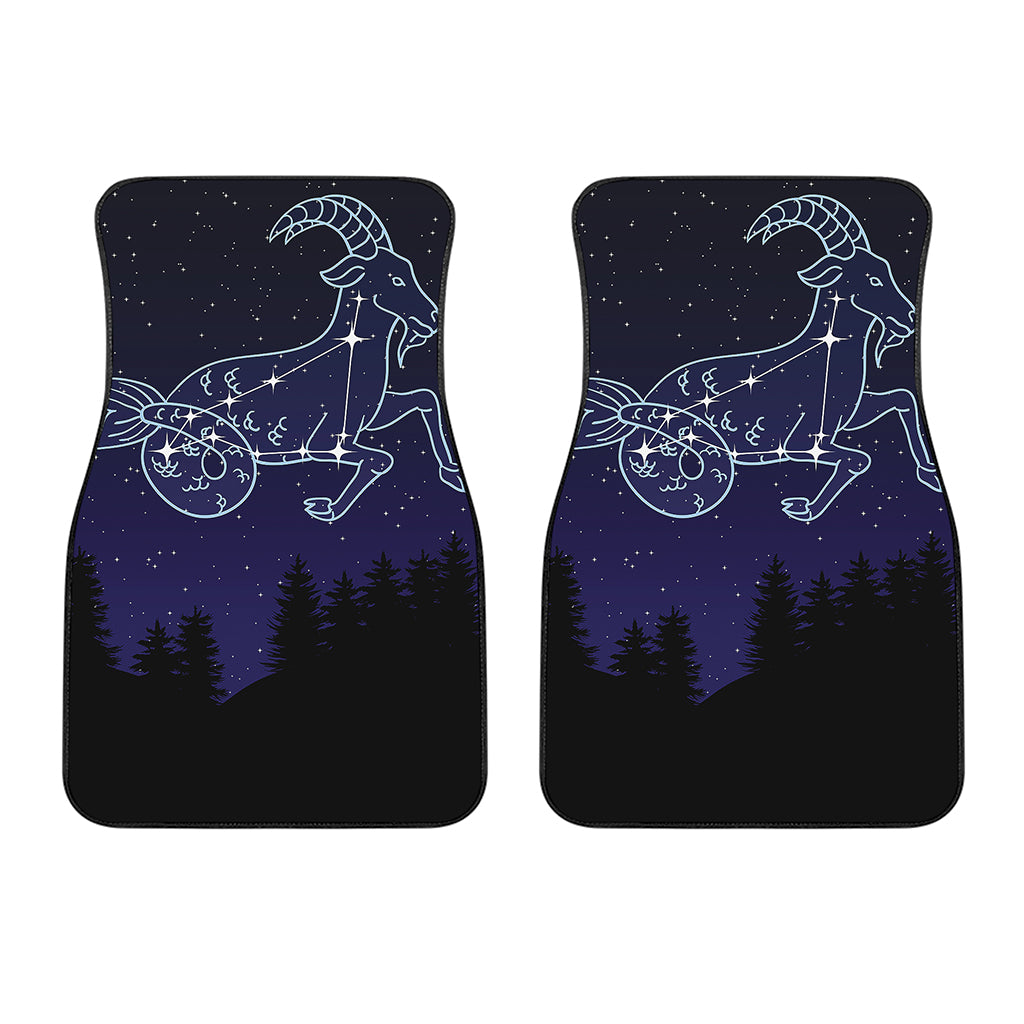 Capricorn Constellation Print Front Car Floor Mats