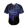 Capricorn Constellation Print Men's Baseball Jersey