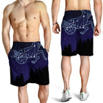 Capricorn Constellation Print Men's Shorts