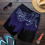 Capricorn Constellation Print Men's Shorts