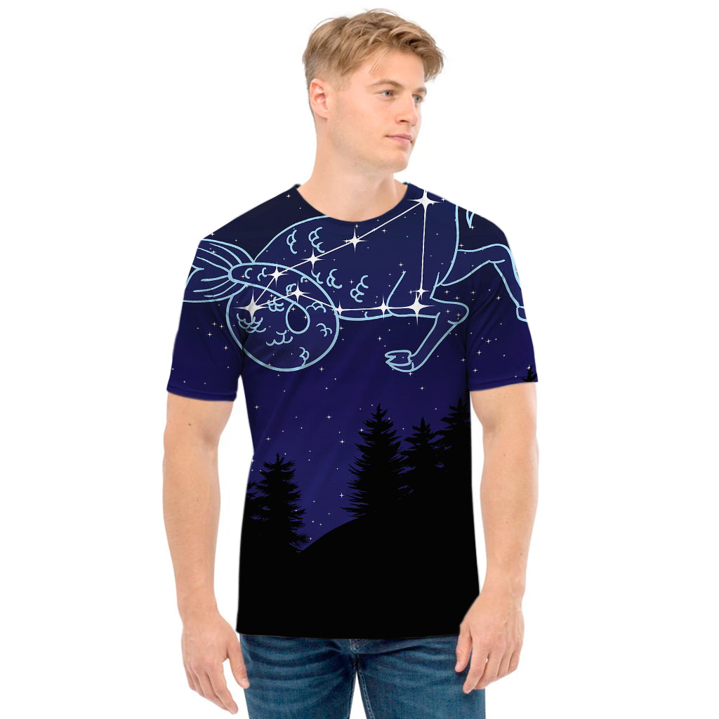 Capricorn Constellation Print Men's T-Shirt