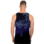 Capricorn Constellation Print Men's Tank Top