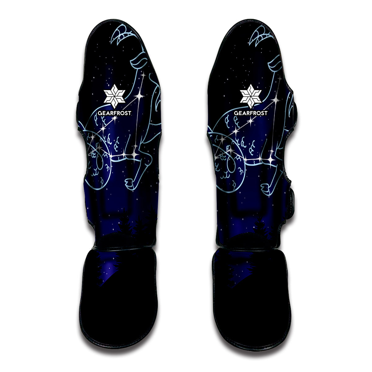 Capricorn Constellation Print Muay Thai Shin Guard