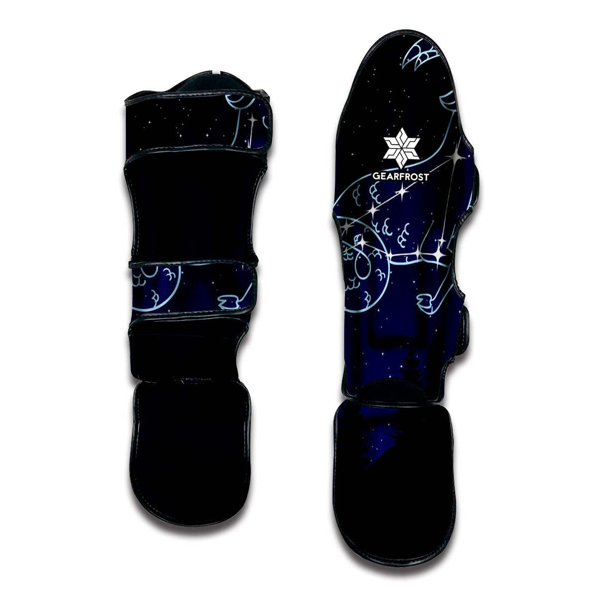 Capricorn Constellation Print Muay Thai Shin Guard