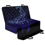 Capricorn Constellation Print Pet Car Back Seat Cover