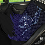 Capricorn Constellation Print Pet Car Back Seat Cover