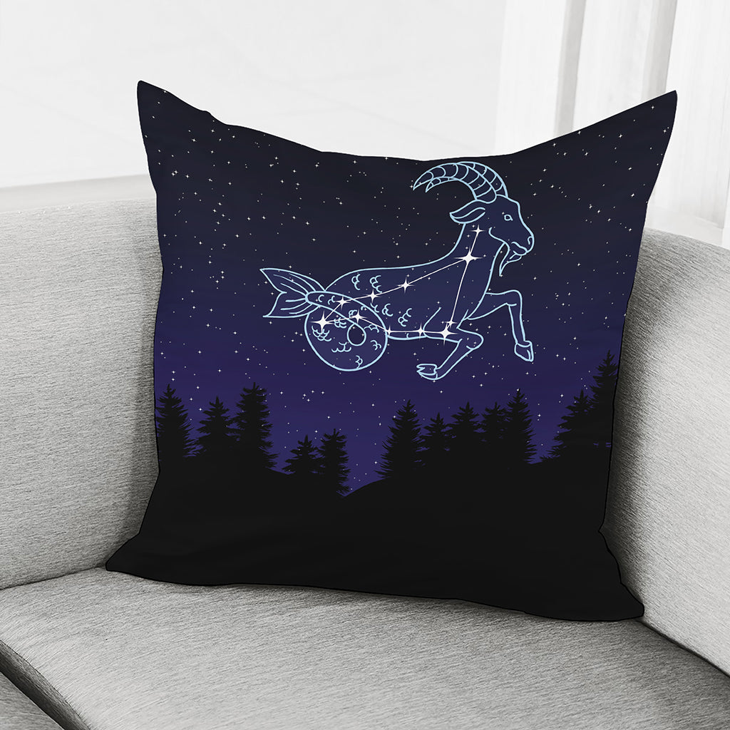 Capricorn Constellation Print Pillow Cover