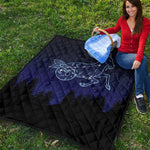 Capricorn Constellation Print Quilt