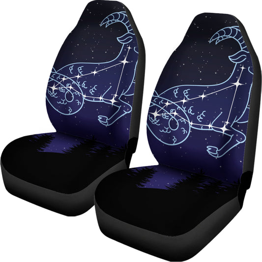 Capricorn Constellation Print Universal Fit Car Seat Covers