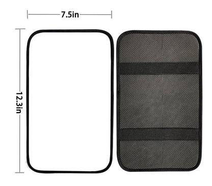 Halloween Wizard Pattern Print Car Center Console Cover