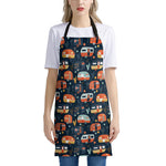 Caravan Camping Pattern Print Apron