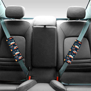 Caravan Camping Pattern Print Car Seat Belt Covers