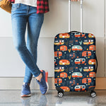 Caravan Camping Pattern Print Luggage Cover