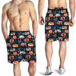 Caravan Camping Pattern Print Men's Shorts