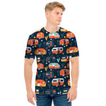 Caravan Camping Pattern Print Men's T-Shirt